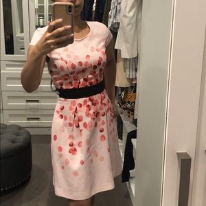 Floral empire-waist dress